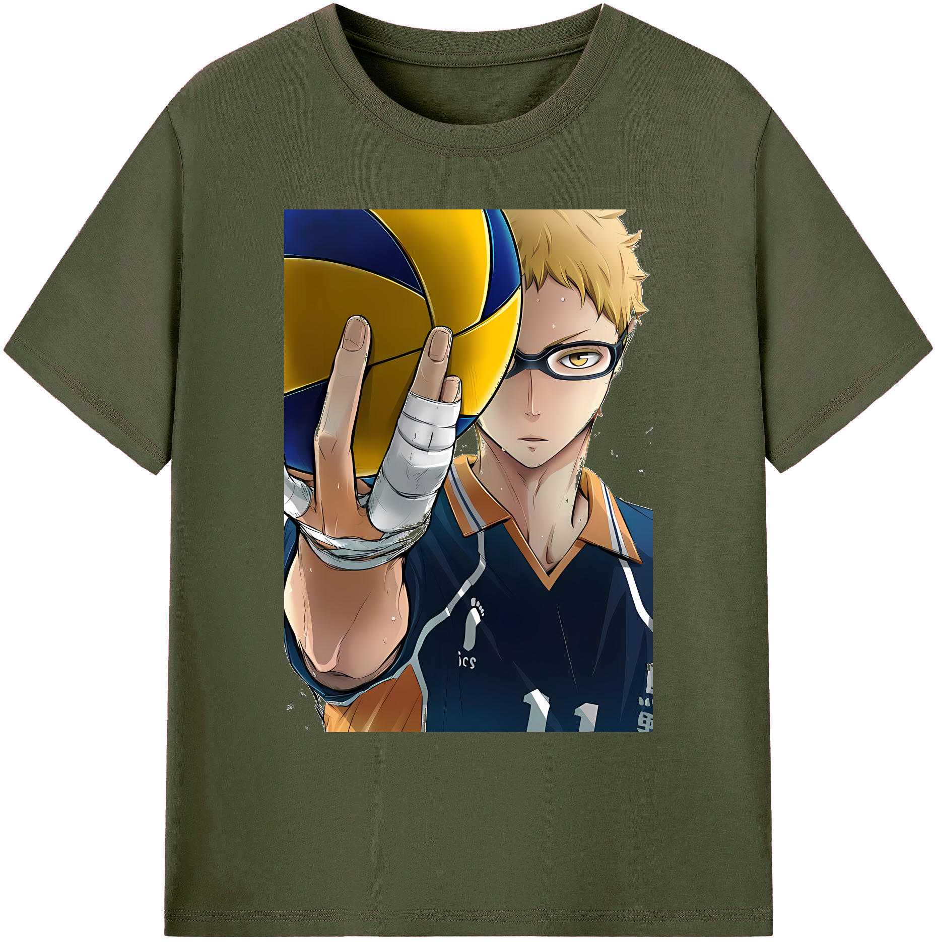 （画像用） ハイキュー!! Haikyu!! 綿100％ メンズ半袖Tシャツ｜肌触りやわらか＆通気性